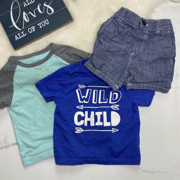 🎉Bundle the children’s place baby tees shortB7-37
